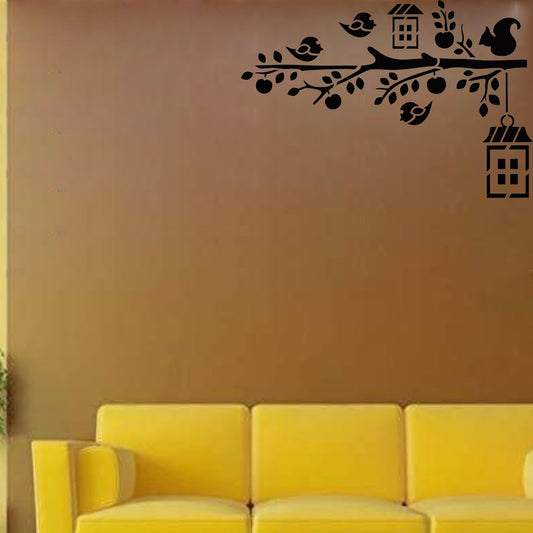 Maxxxmart - creative birds wall stencil-2 (Inches)