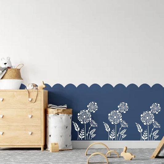 Maxxxmart - Classic Rose, Heritage Teardrop, Paisley, Dandelion Burst Wall Stencil(Inches)