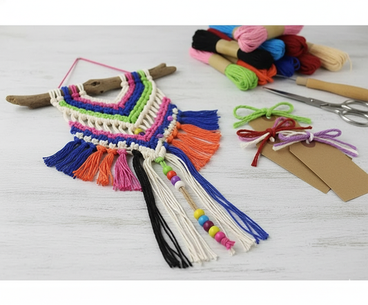 MaxxxMart - Multicolor Paper Rope Threads for DIY Craft & Decor | 12 * 10 Meter