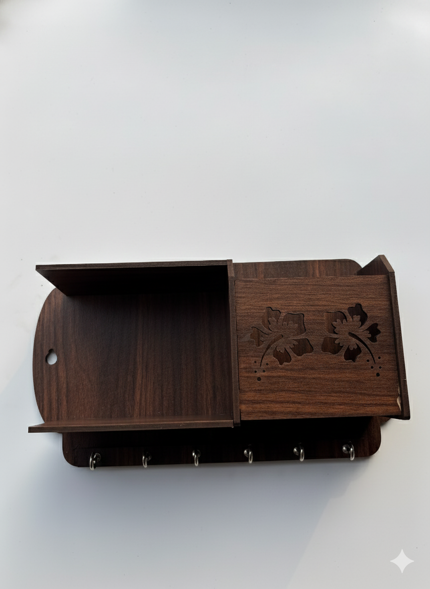 Premium MDF Wall-Mounted Key Holder