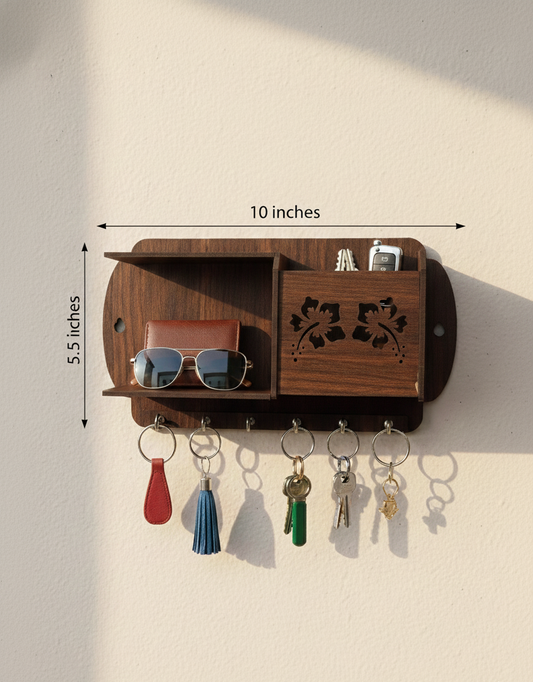 Premium MDF Wall-Mounted Key Holder