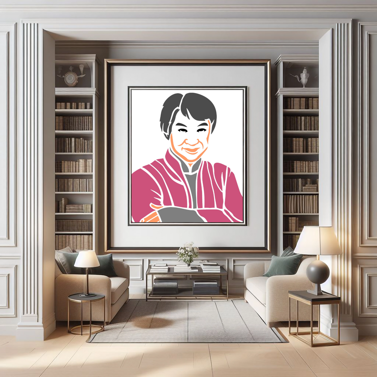 MaxxxMart - Jackie Chan Pack Wall Stencil (Inches)