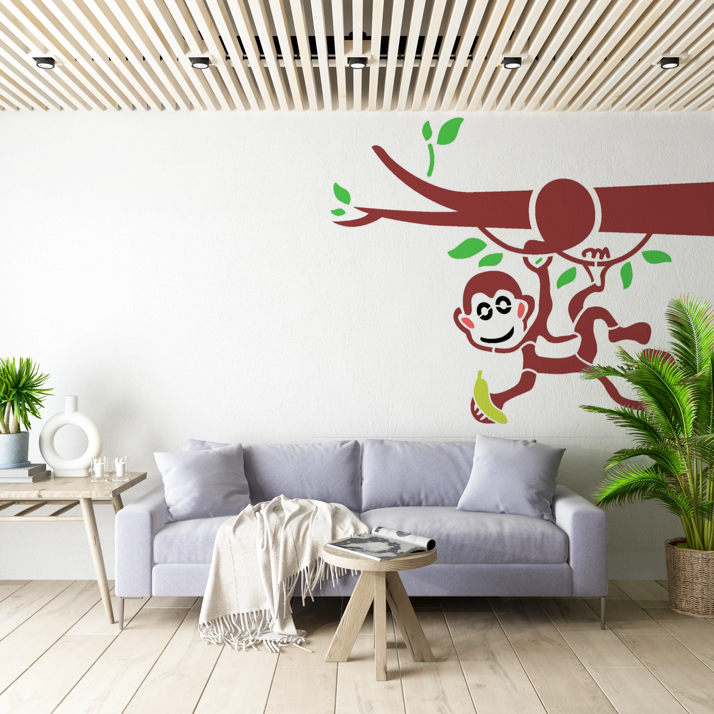 Maxxxmart - Nature and Decorative Wall Stencil Pack (Inches)