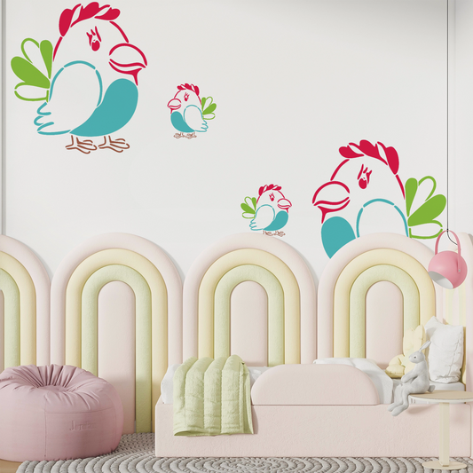 MaxxxMart - Multi Theme Wall Stencil-3(Inches)