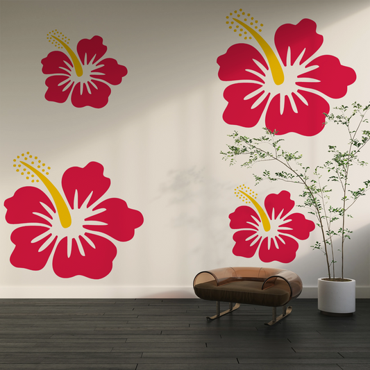 MaxxxMart - Flower Theme Wall Stencil Pack(Inches)