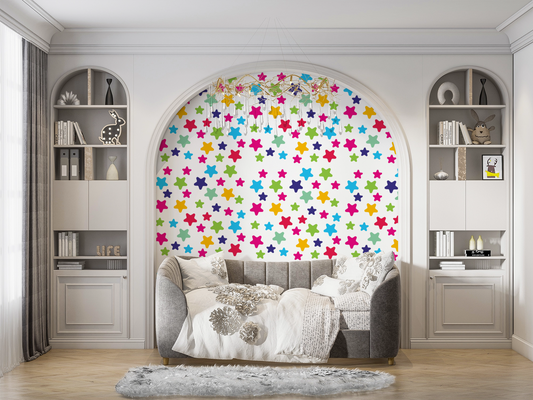 MaxxxMart - Wall Pattern Wall Stencil-1(Inches)