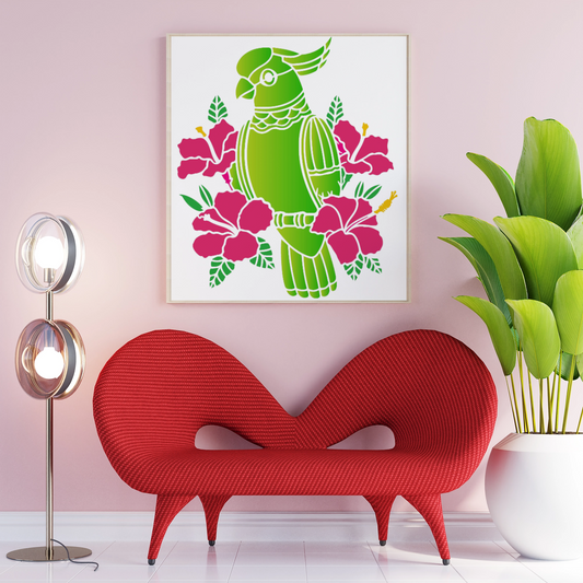 MaxxxMart-Birds Wall Stencils(Inches)