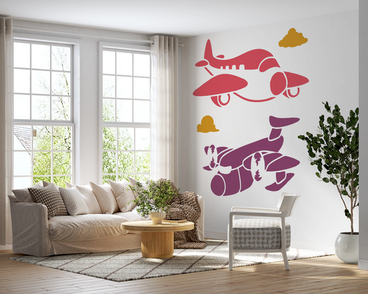 MaxxxMart - Multi Theme Wall stencil (Inches)