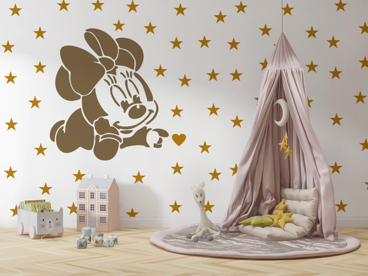 MaxxxMart - Cartoon Wall Stencil (Inches)