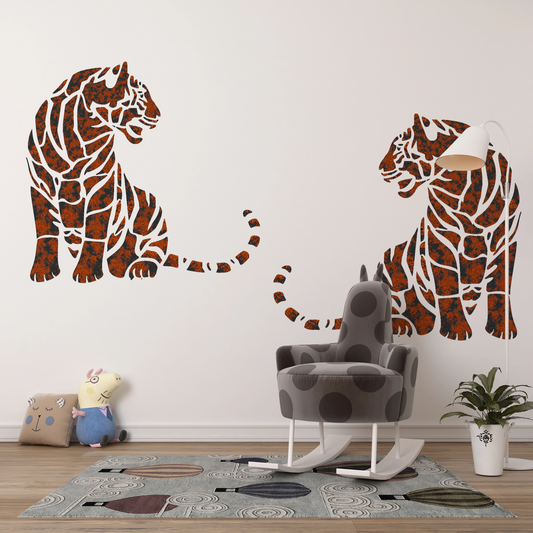 MaxxxMart -Animal's Theme Wall Stencil (Inches)