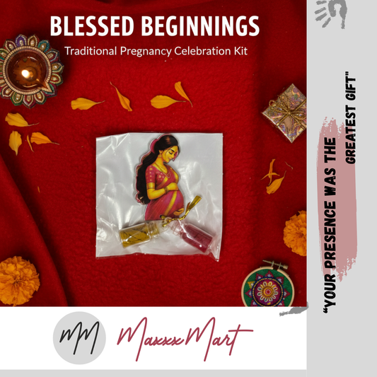 MaxxxMart - Baby Shower Haldi Kumkum | Ideal for babyshower Return Gifts, Festivals &Traditional Functions