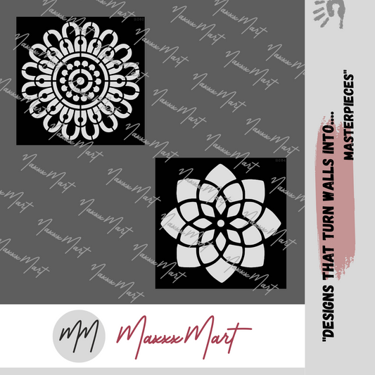 Maxxxmart-Radial Bloom Mandala (Inches)