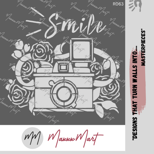 Maxxxmart Smile & Shoot Stencil