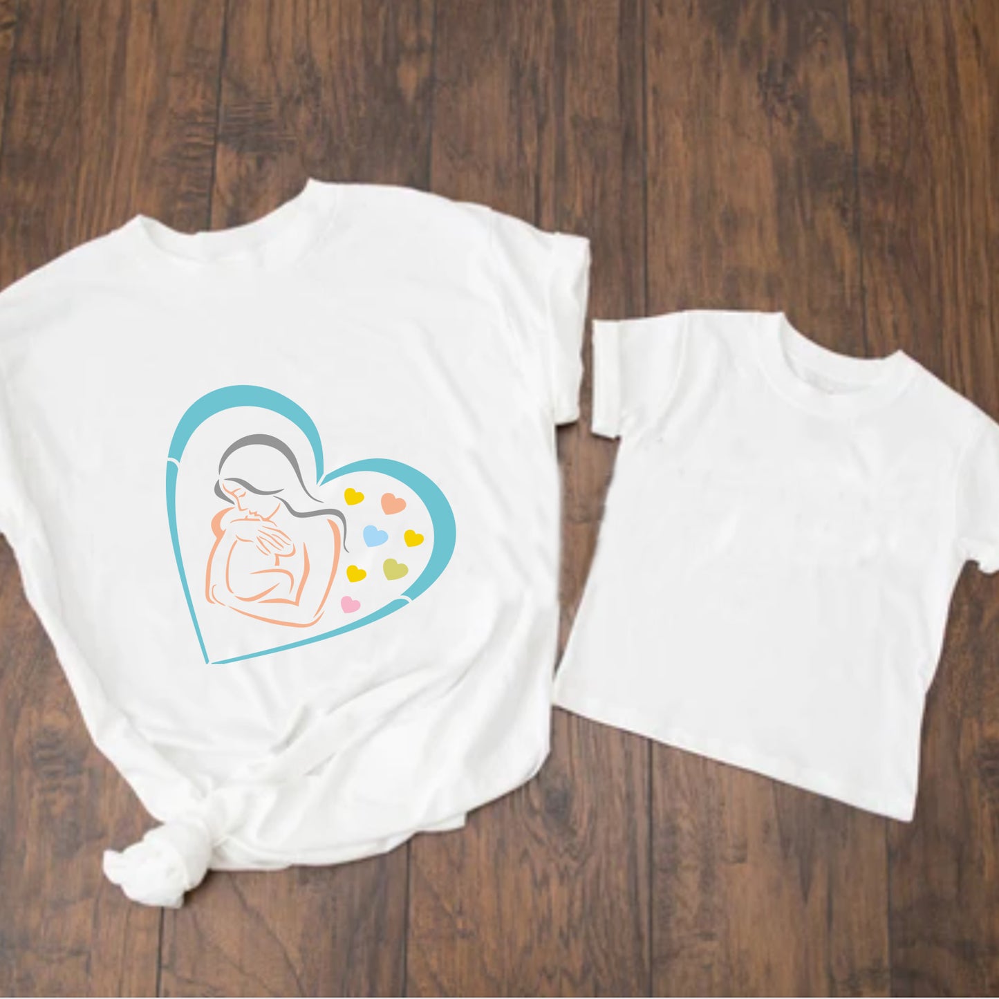 Maxxxmart - Mother & Child Love Stencil  Heart Design (Inches)