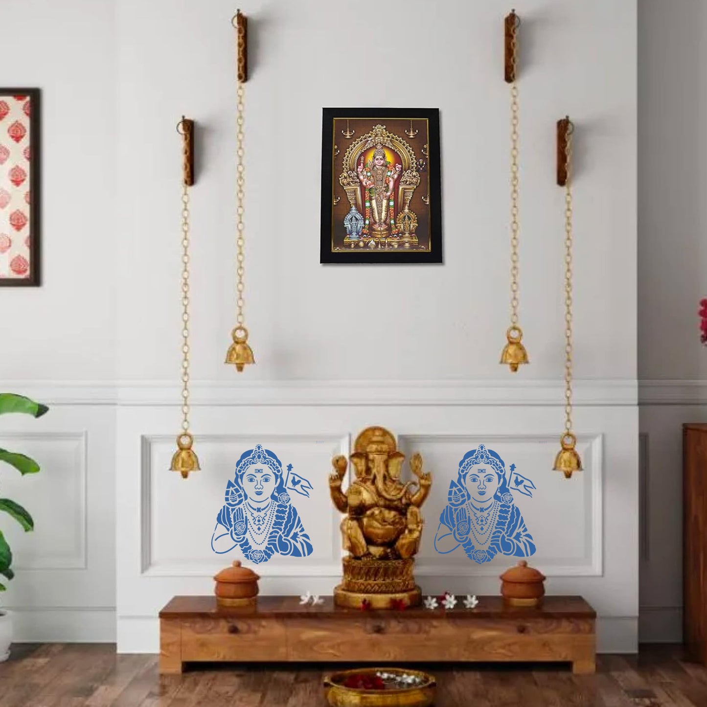 Maxxxmart Goddess Murugan Stencil – Divine Spiritual Design
