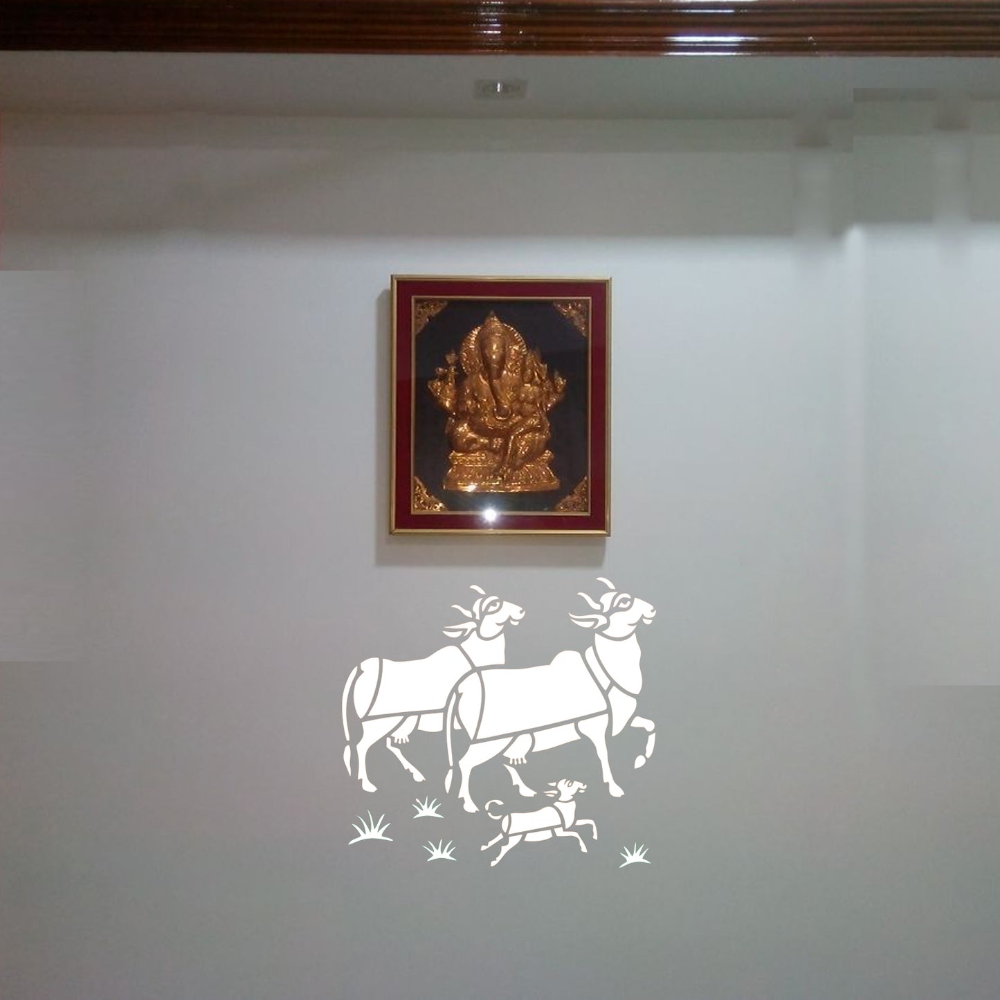 Maxxxmart Cow & Calf Wall Stencil – Traditional Farm Animal Design