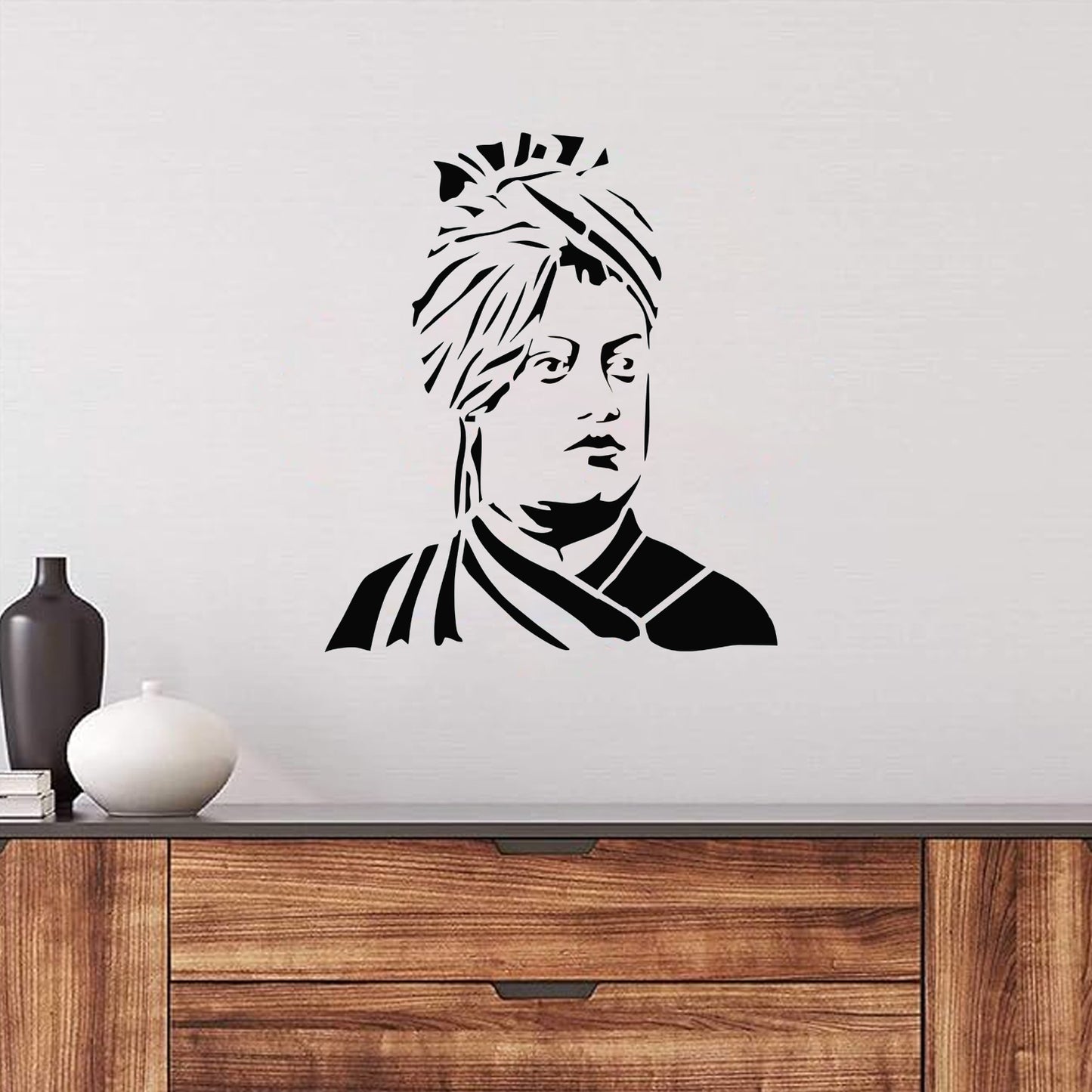 Maxxxmart - Swami Vivekananda wall stencil (Inches)