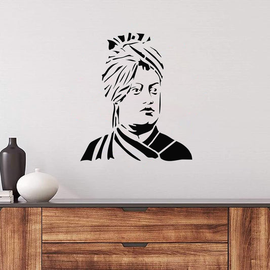 Maxxxmart - Swami Vivekananda wall stencil (Inches)