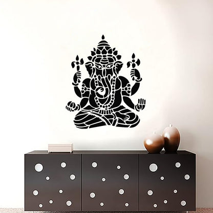 Maxxxmart Ganesha Wall Stencil (Inches)