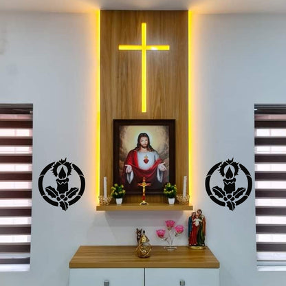 Maxxxmart - Multiple design Jesus wall stencil (Inches)