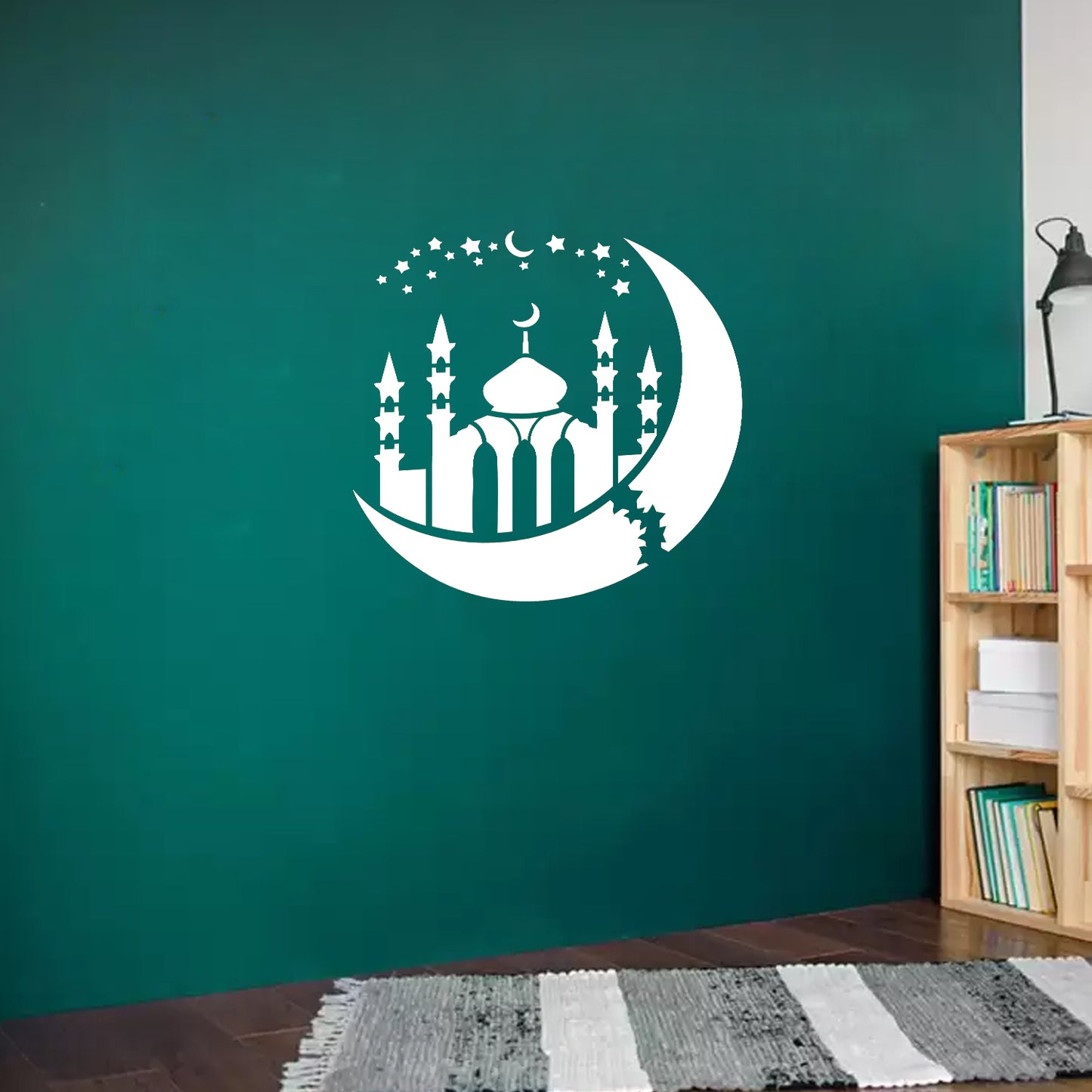 Maxxxmart -"Starry Night Mosque" Wall Stencil (Inches)