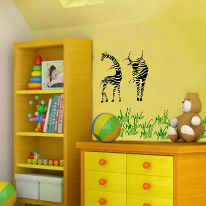 Maxxxmart - Panda, Rabbit, Giraffe, Deer wall stencil (Inches)