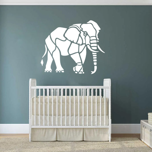 Maxxxmart - Elephant wall stencil (Inches)