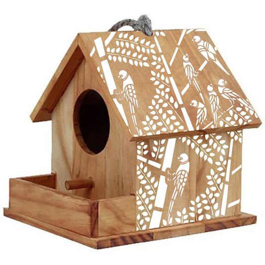 Maxxxmart - creative birds wall stencil-1 (Inches)