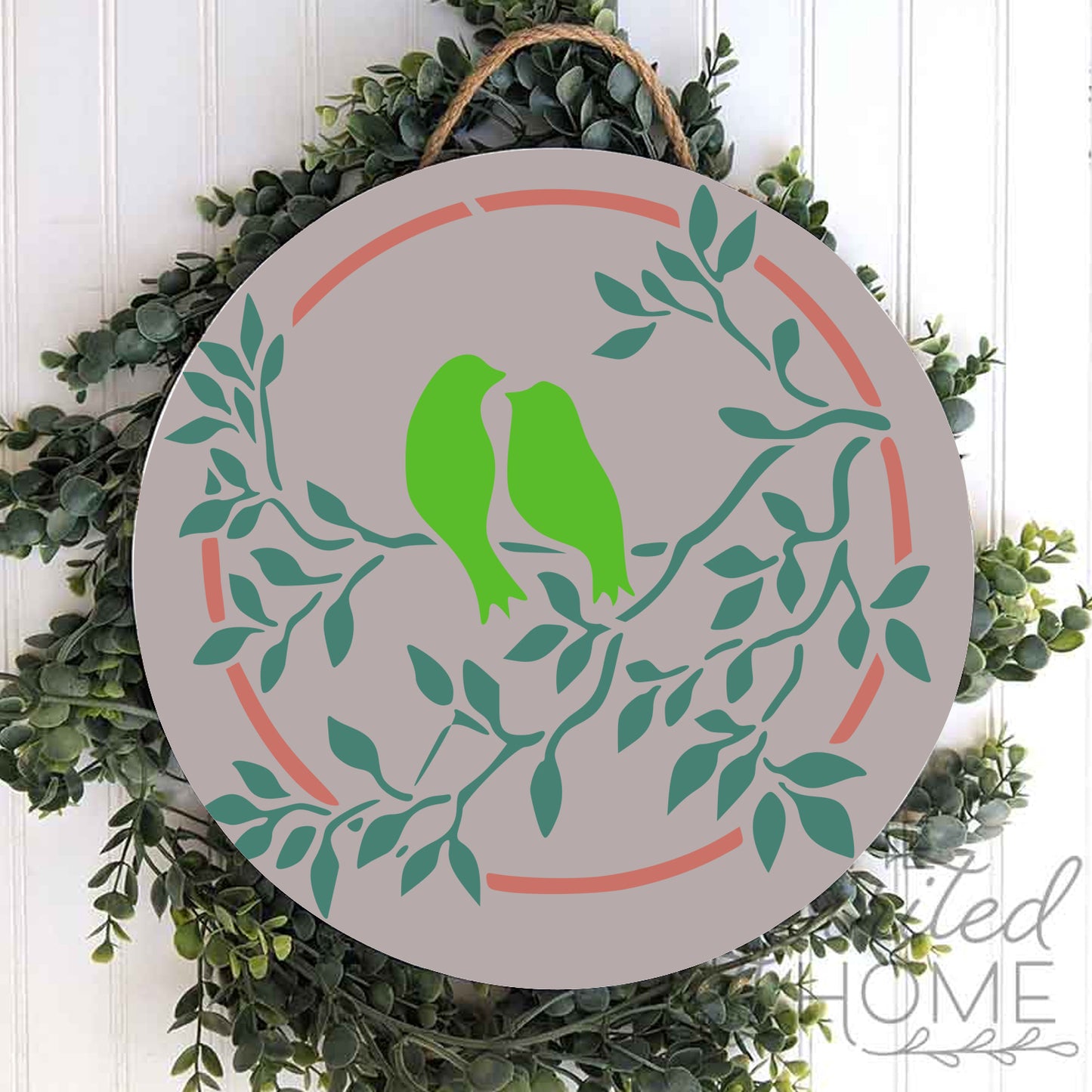 Maxxxmart - creative birds wall stencil-1 (Inches)