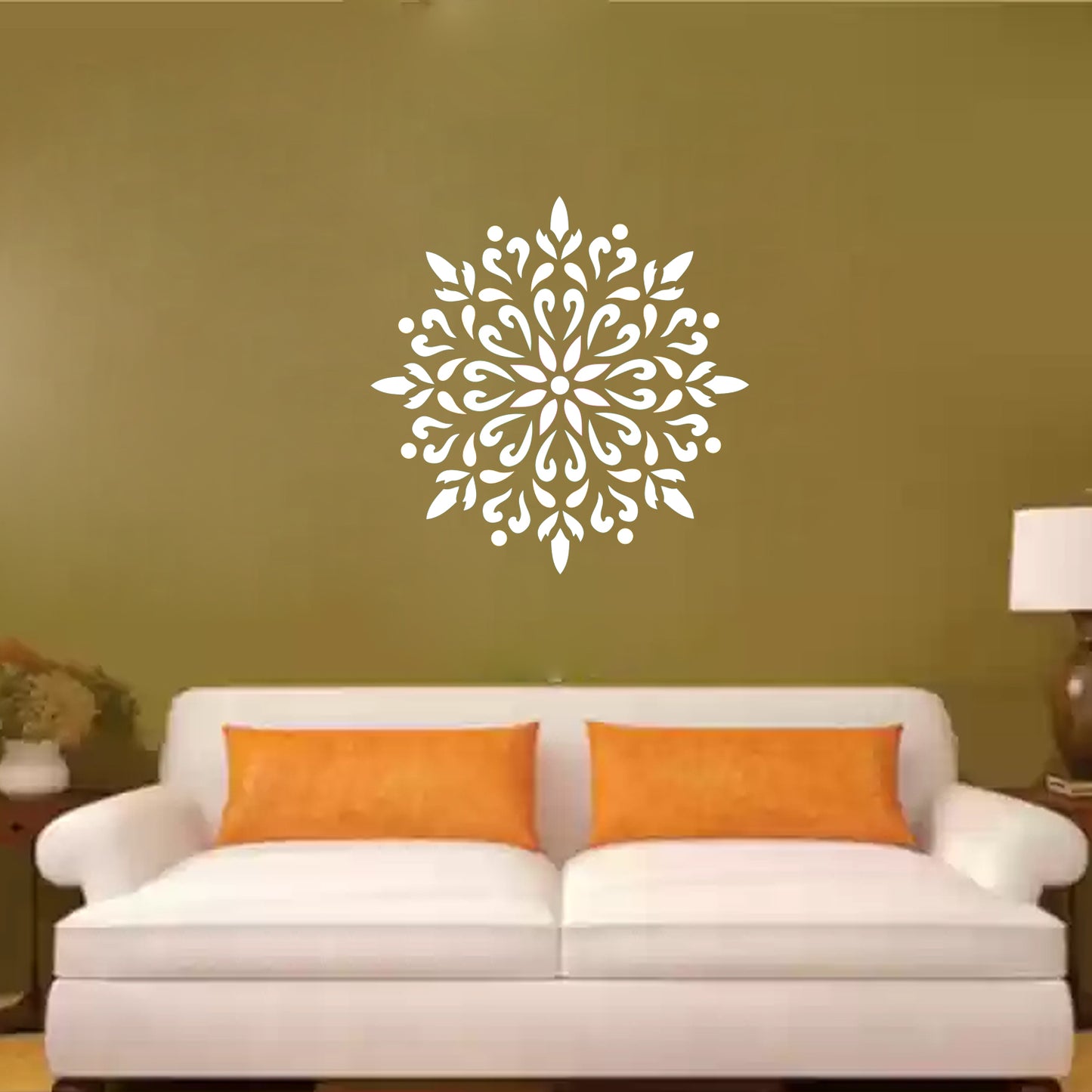 Maxxxmart - Vortex Petals Design Mandala-1 (Inches)