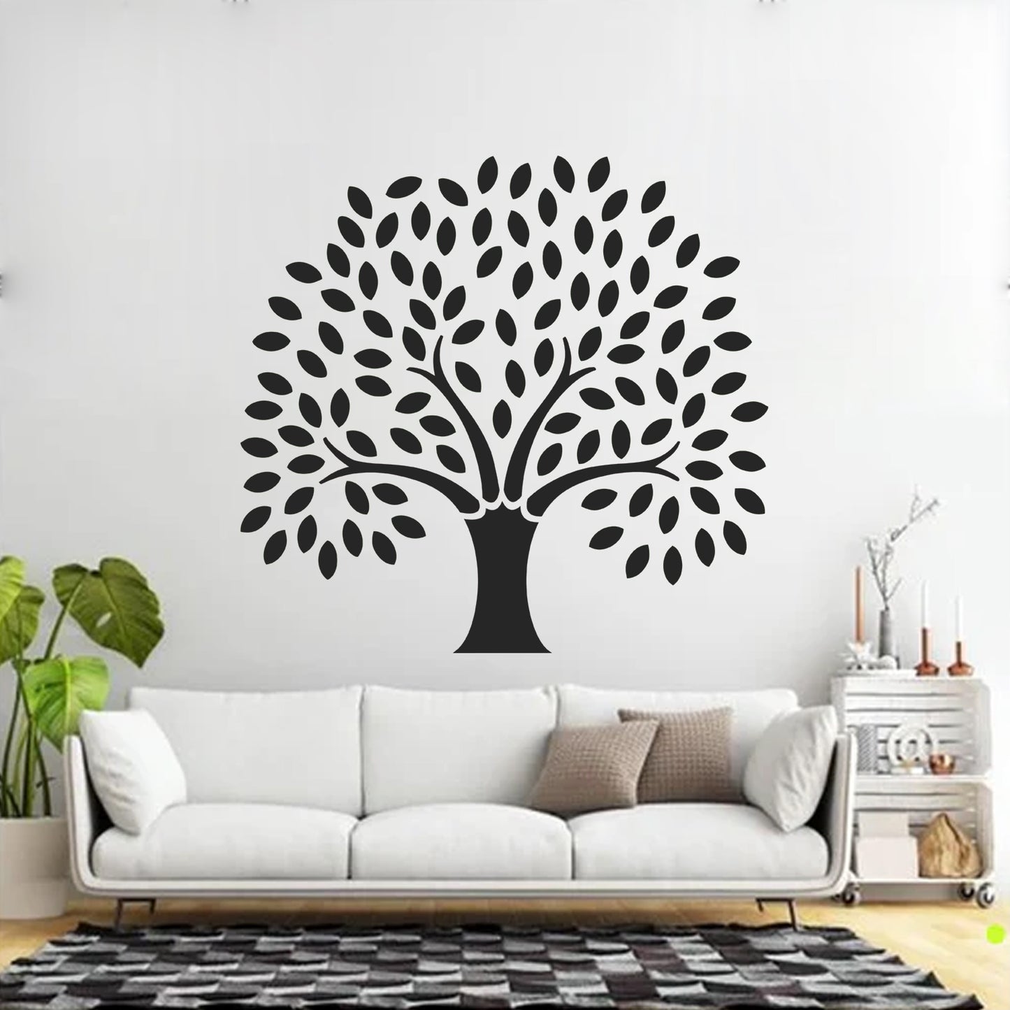 MaxxxMart - Tree wall stencil-1 (Inches)