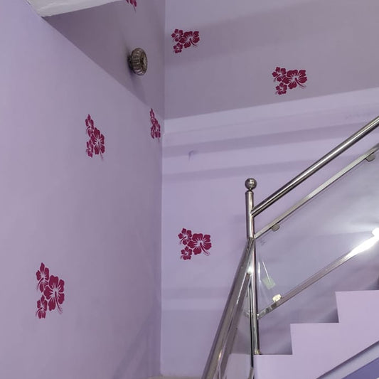 MaxxxMart - Flowers Wall Stencils-1 (Inches)