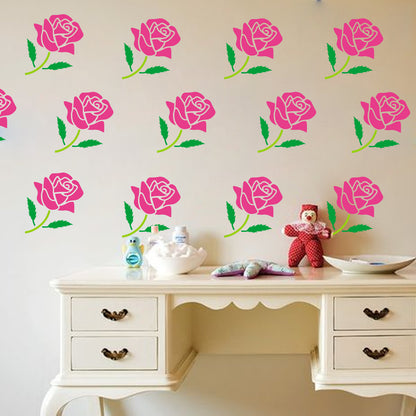 MaxxxMart - Flowers Wall Stencils-1 (Inches)