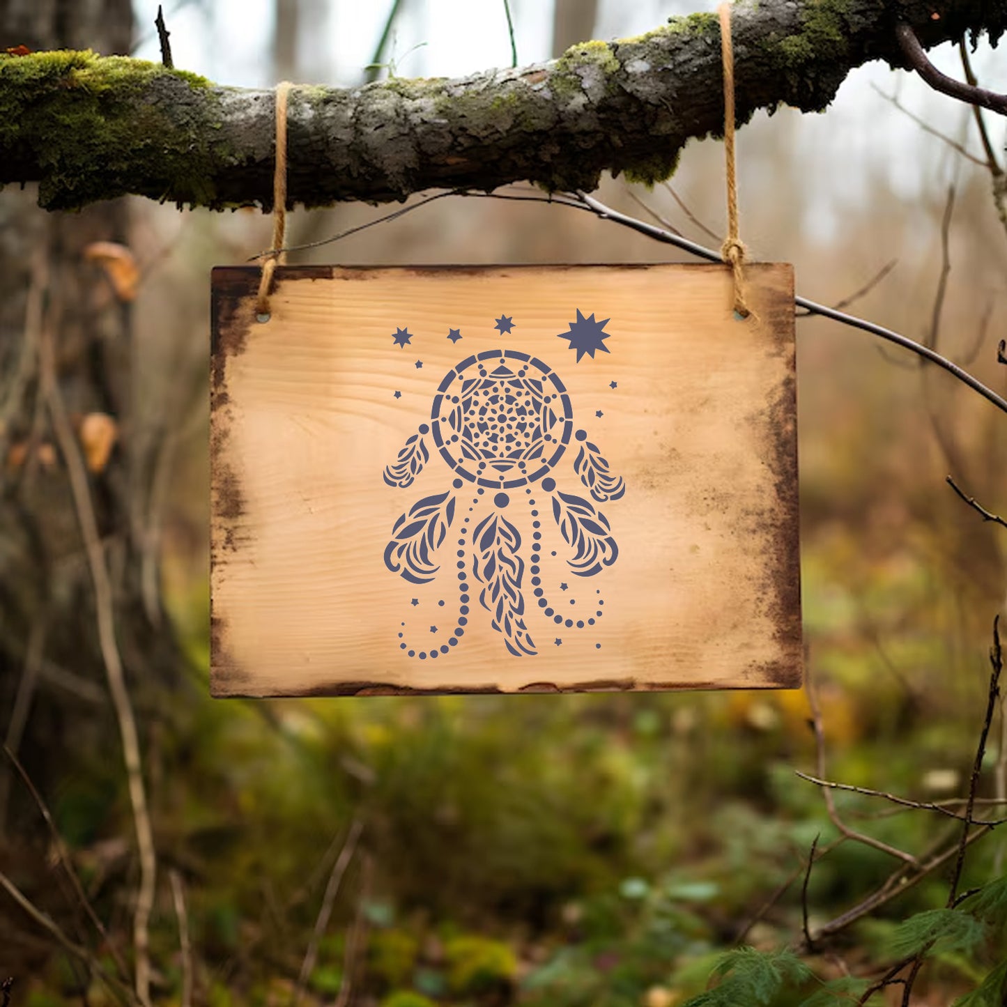 Maxxxmart - Mystic Dreamcatcher Stencil (Inches)