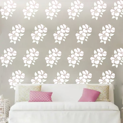 MaxxxMart - Flowers Wall Stencils-2 (Inches)