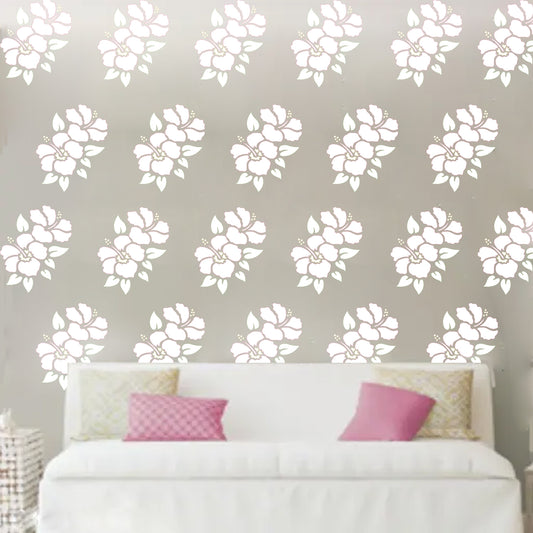 MaxxxMart - Flowers Wall Stencils-2 (Inches)