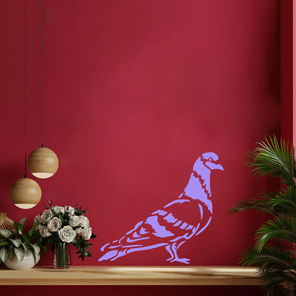 MaxxxMart - Pigeons Wall Stencils (Inches)