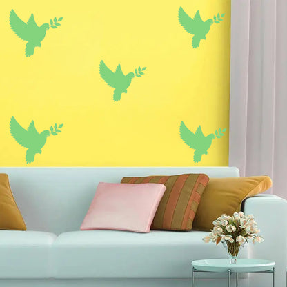 MaxxxMart - Pigeons Wall Stencils (Inches)