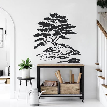 MaxxxMart - Trees wall Stencil-2 (Inches)