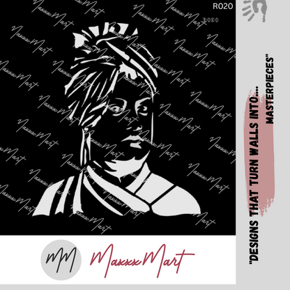 Maxxxmart - Swami Vivekananda wall stencil (Inches)
