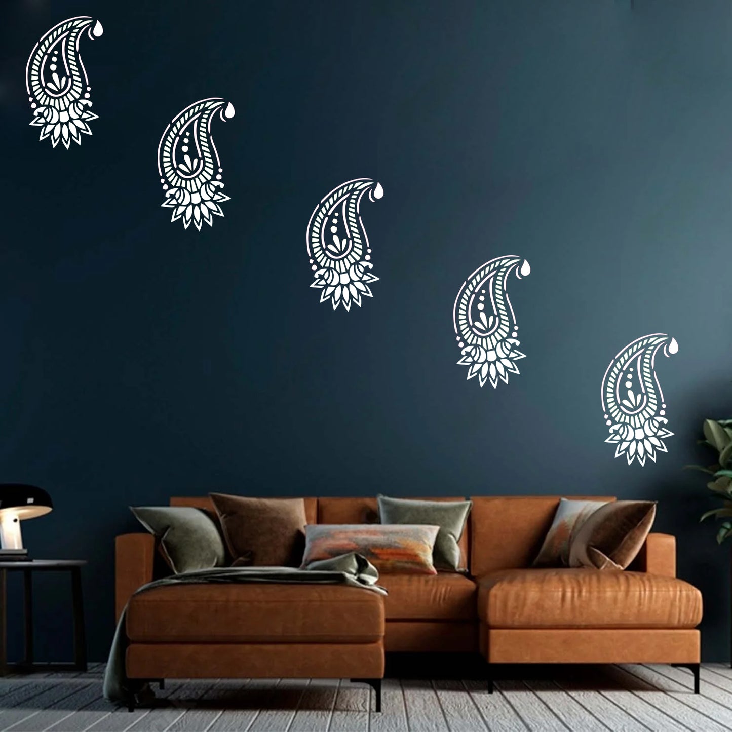 Maxxxmart - Classic Rose, Heritage Teardrop, Paisley,  Dandelion Burst Wall Stencil(Inches)