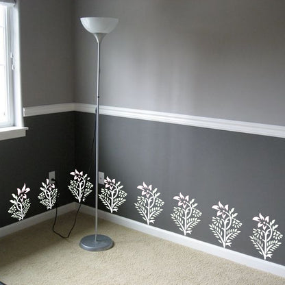 MaxxxMart - Flower Border wall stencil (Inches)