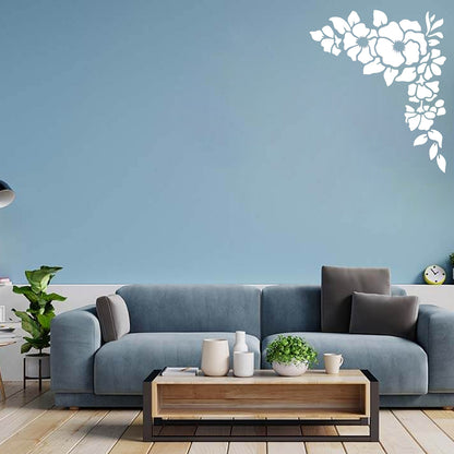 MaxxxMart - Flower Border wall stencil (Inches)