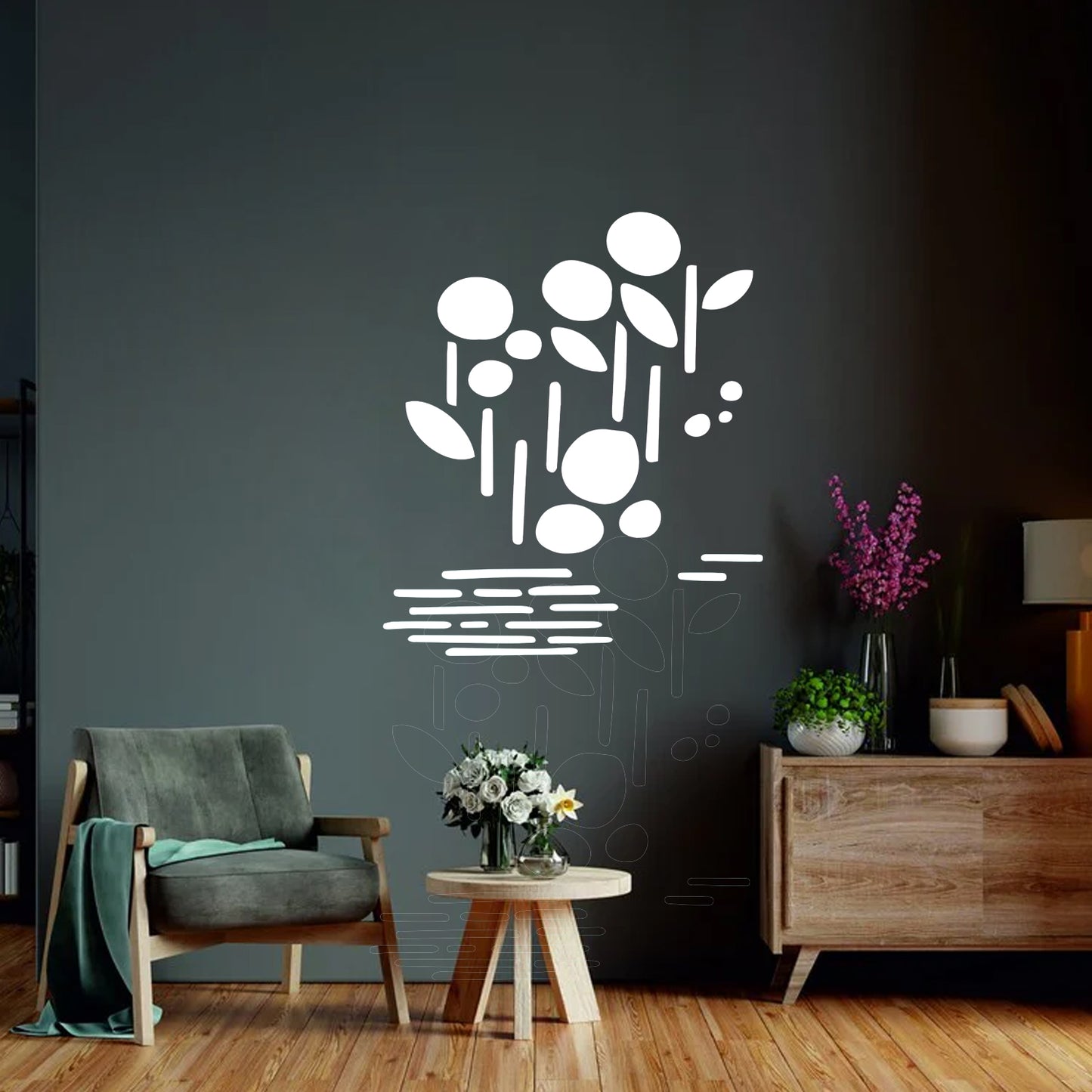 MaxxxMart - Wall pattern Stencil -2 (Inches)