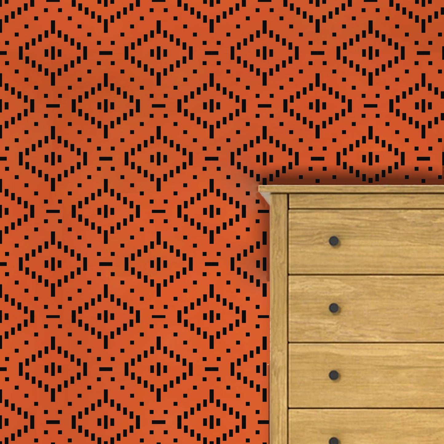 MaxxxMart - Wall pattern Stencil -3 (Inches)