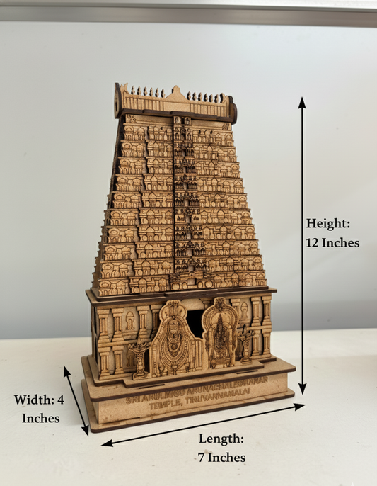 Sri Arulmigu Arunachaleswarar Temple MDF Model | Annamalaiyar Temple