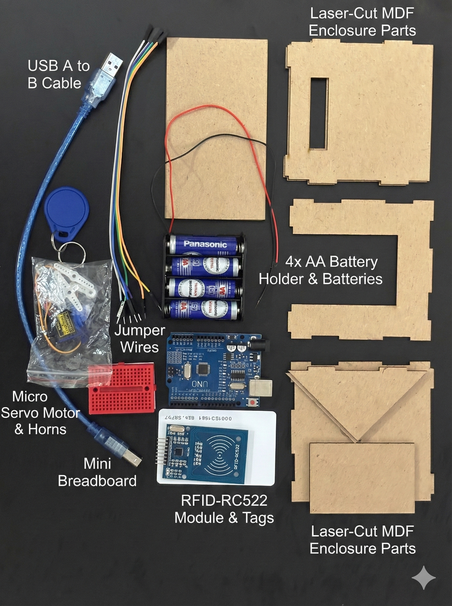 MaxxxMart - Piko Bots RFID Smart Door Lock DIY Kit