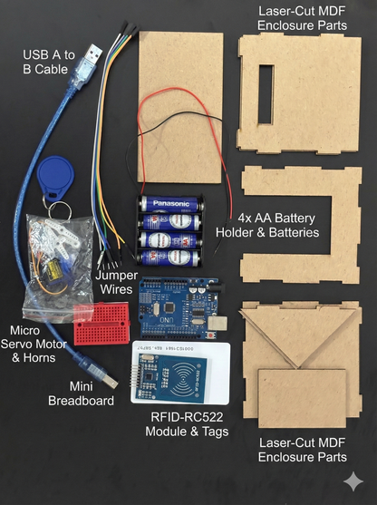 MaxxxMart - Piko Bots RFID Smart Door Lock DIY Kit