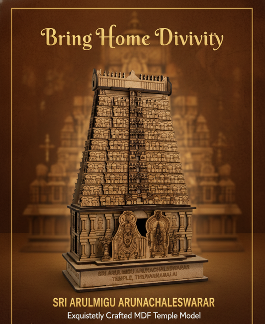 Sri Arulmigu Arunachaleswarar Temple MDF Model | Annamalaiyar Temple