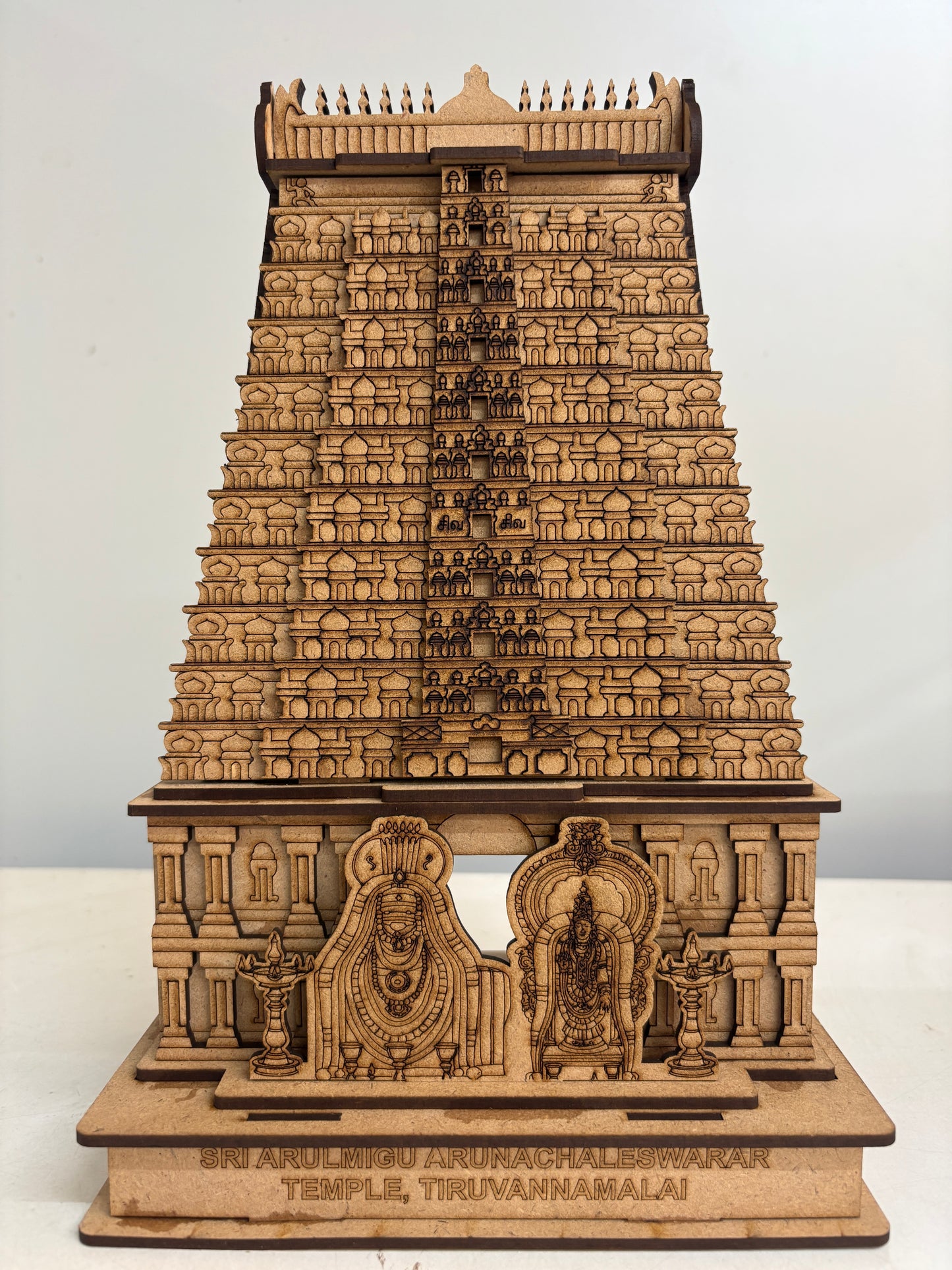 Sri Arulmigu Arunachaleswarar Temple MDF Model | Annamalaiyar Temple